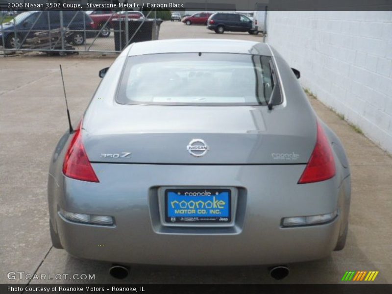 Silverstone Metallic / Carbon Black 2006 Nissan 350Z Coupe