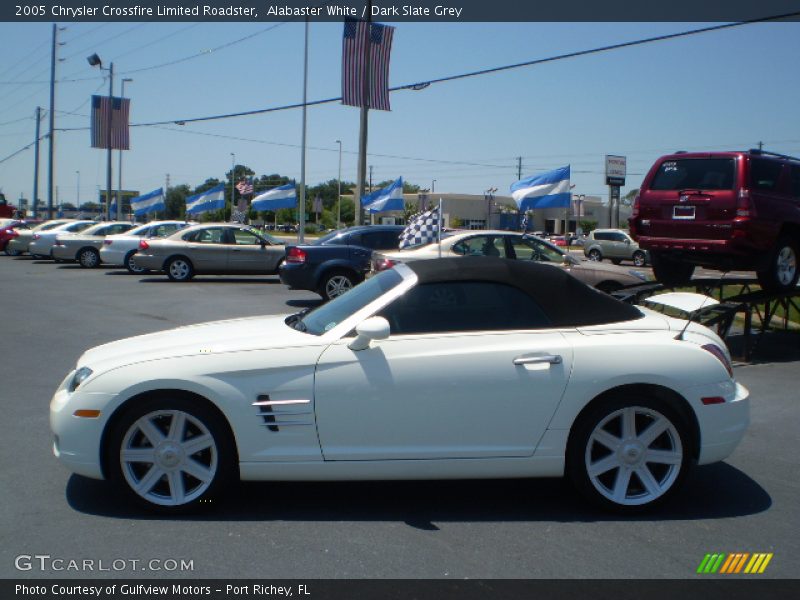 Alabaster White / Dark Slate Grey 2005 Chrysler Crossfire Limited Roadster