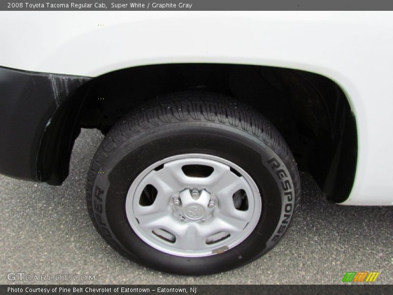 Super White / Graphite Gray 2008 Toyota Tacoma Regular Cab