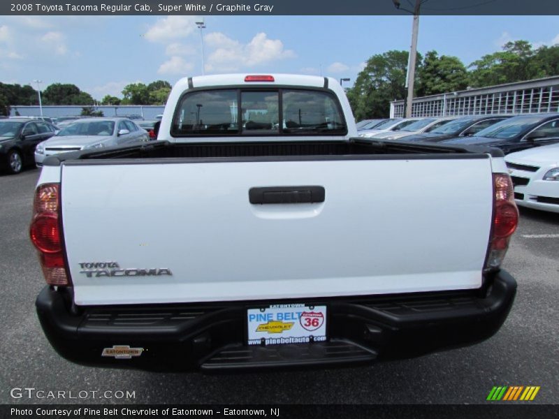 Super White / Graphite Gray 2008 Toyota Tacoma Regular Cab