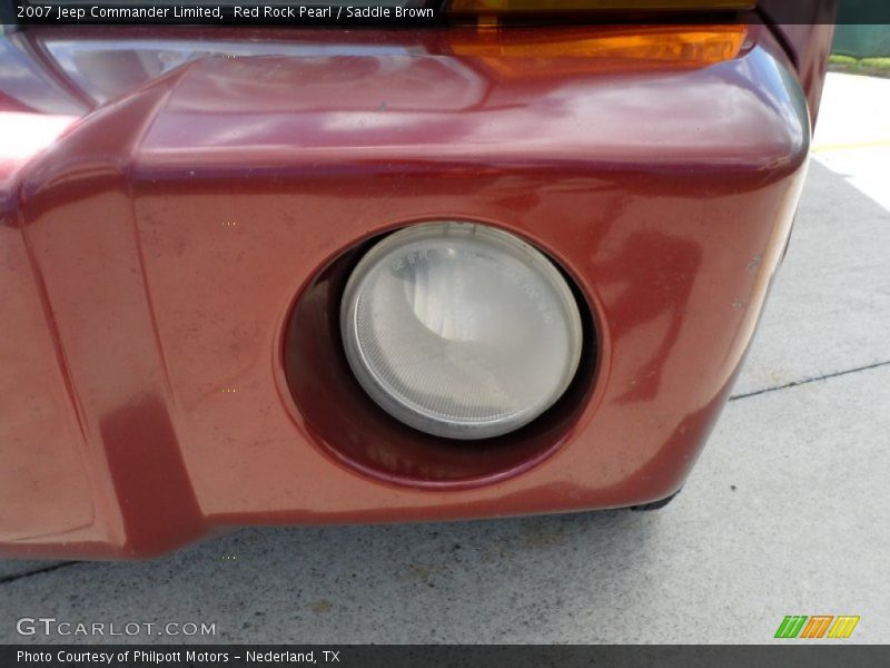 Red Rock Pearl / Saddle Brown 2007 Jeep Commander Limited