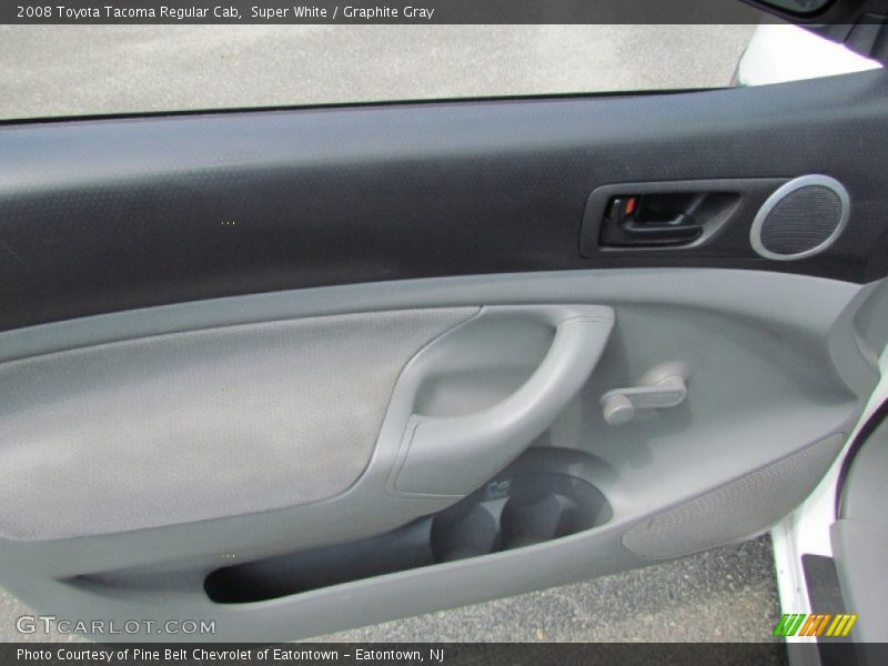 Super White / Graphite Gray 2008 Toyota Tacoma Regular Cab