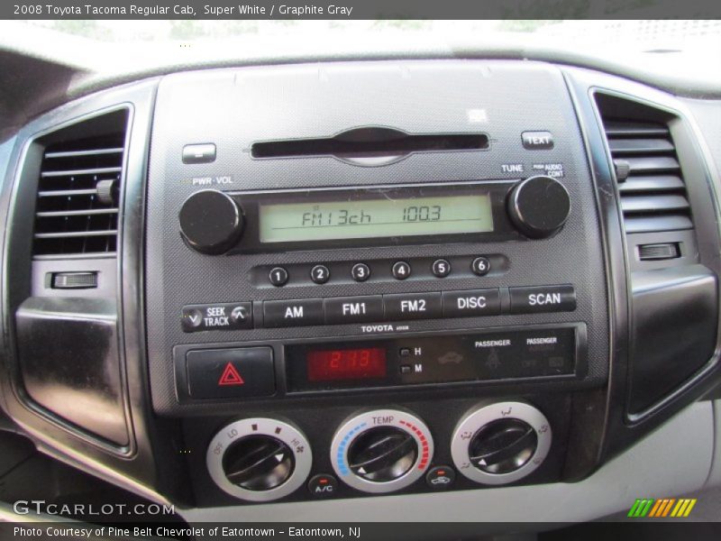 Super White / Graphite Gray 2008 Toyota Tacoma Regular Cab
