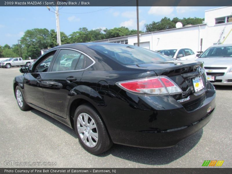 Ebony Black / Black 2009 Mazda MAZDA6 i Sport