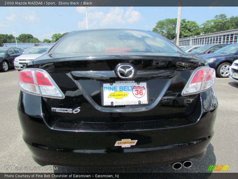 Ebony Black / Black 2009 Mazda MAZDA6 i Sport