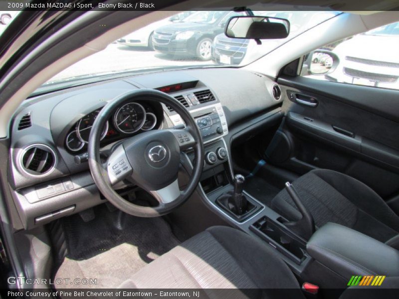 Ebony Black / Black 2009 Mazda MAZDA6 i Sport