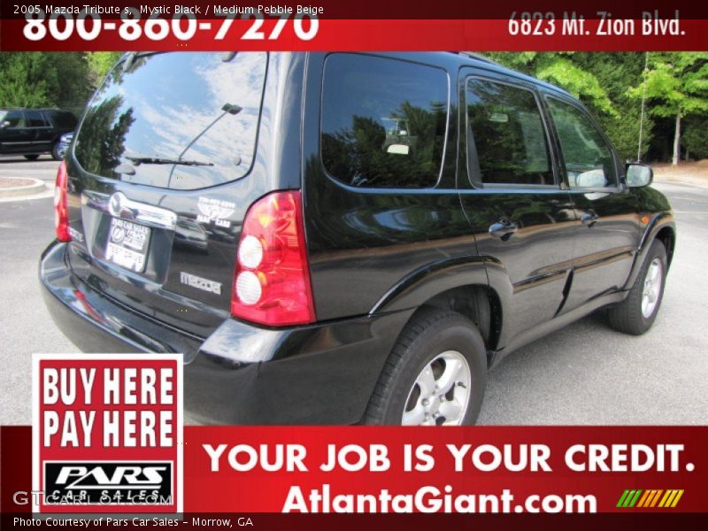 Mystic Black / Medium Pebble Beige 2005 Mazda Tribute s