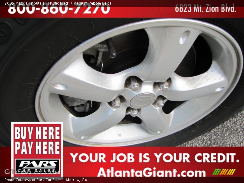 Mystic Black / Medium Pebble Beige 2005 Mazda Tribute s