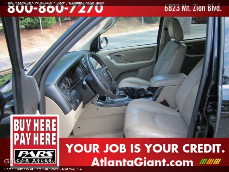 Mystic Black / Medium Pebble Beige 2005 Mazda Tribute s