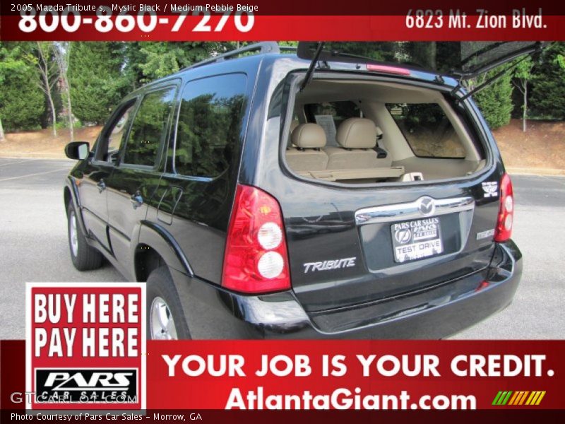 Mystic Black / Medium Pebble Beige 2005 Mazda Tribute s