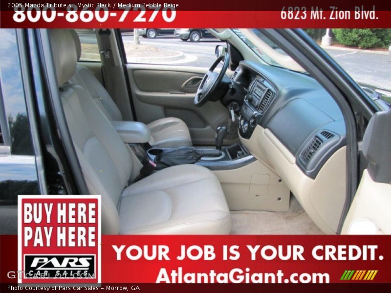 Mystic Black / Medium Pebble Beige 2005 Mazda Tribute s