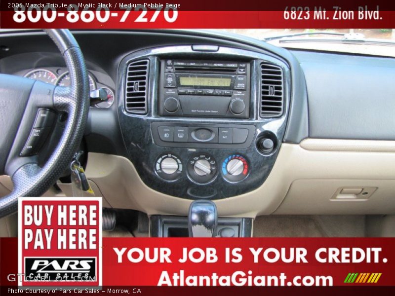 Mystic Black / Medium Pebble Beige 2005 Mazda Tribute s