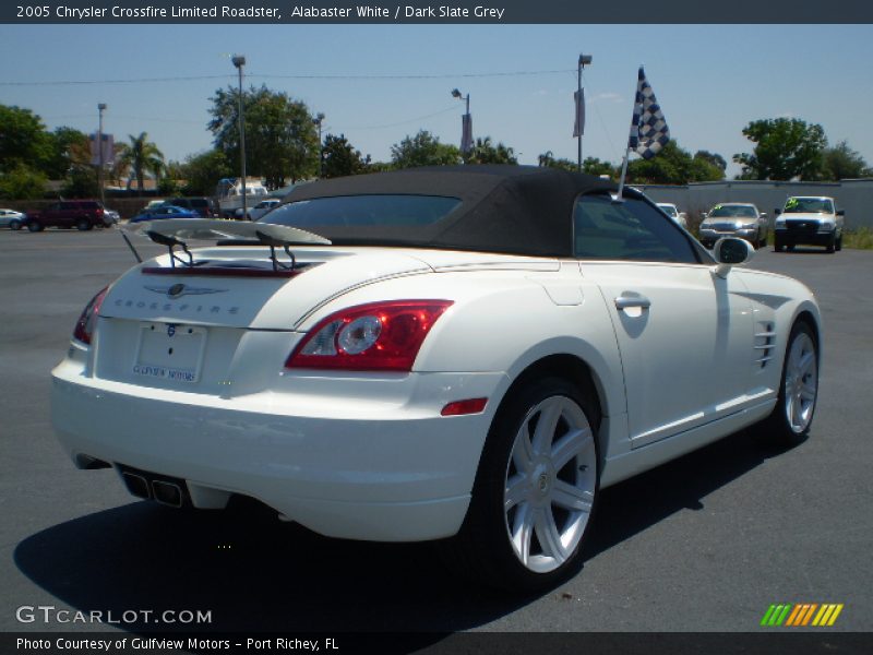 Alabaster White / Dark Slate Grey 2005 Chrysler Crossfire Limited Roadster