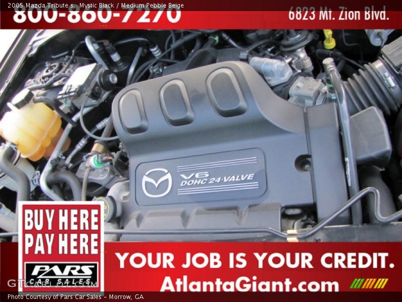 Mystic Black / Medium Pebble Beige 2005 Mazda Tribute s