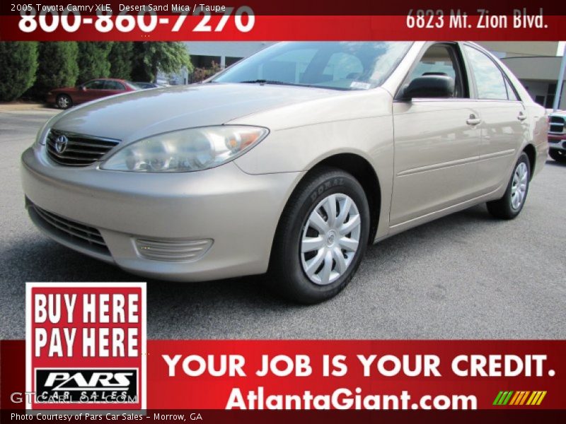 Desert Sand Mica / Taupe 2005 Toyota Camry XLE