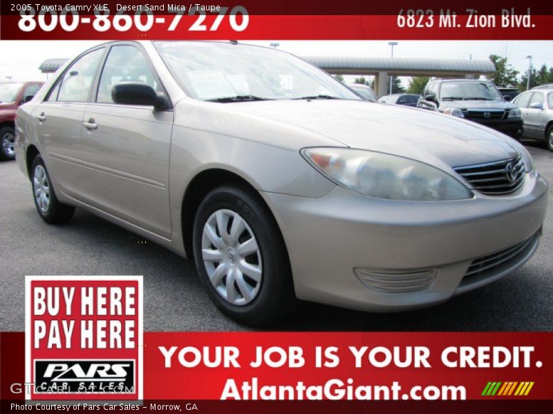 Desert Sand Mica / Taupe 2005 Toyota Camry XLE