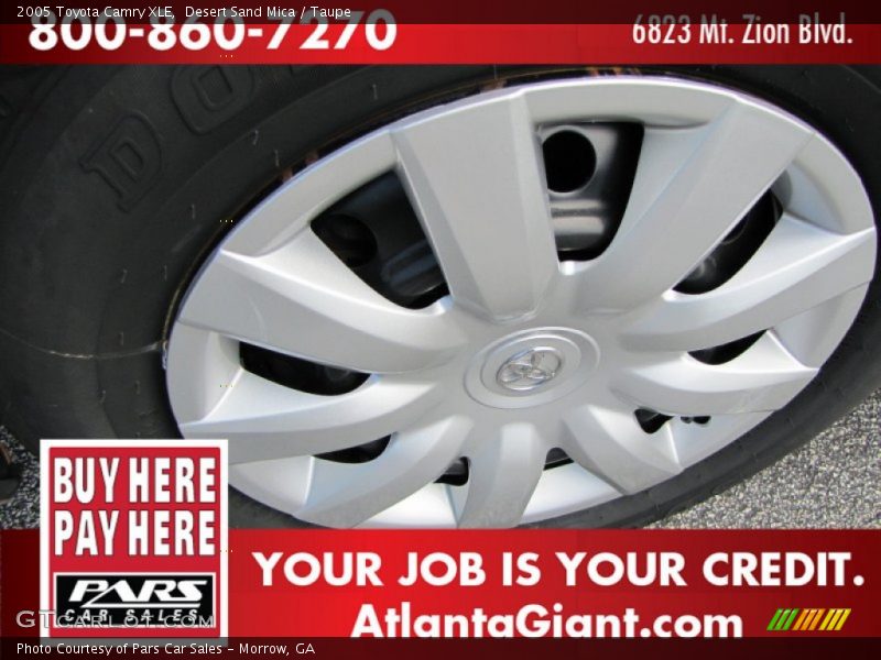 Desert Sand Mica / Taupe 2005 Toyota Camry XLE