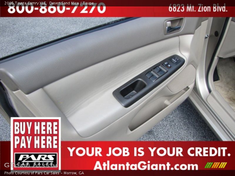 Desert Sand Mica / Taupe 2005 Toyota Camry XLE