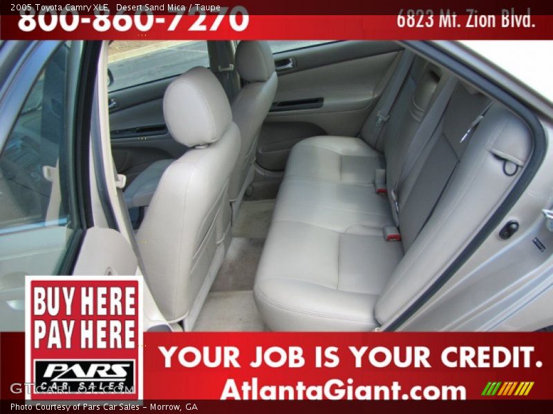 Desert Sand Mica / Taupe 2005 Toyota Camry XLE