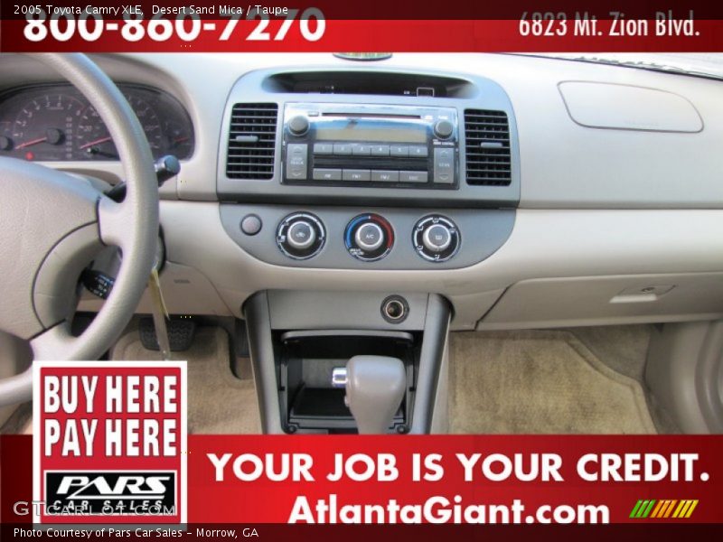 Desert Sand Mica / Taupe 2005 Toyota Camry XLE