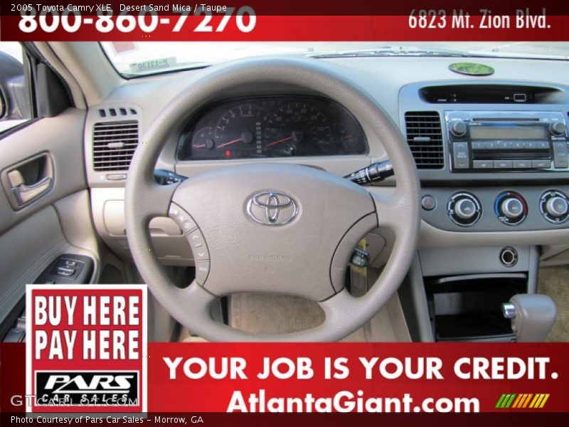 Desert Sand Mica / Taupe 2005 Toyota Camry XLE