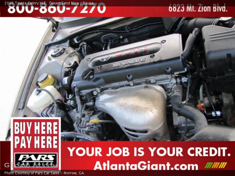 Desert Sand Mica / Taupe 2005 Toyota Camry XLE