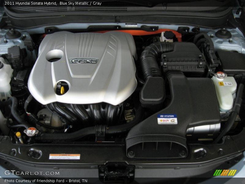  2011 Sonata Hybrid Engine - 2.4 Liter h DOHC 16-Valve D-CVVT 4 Cylinder Gasoline/Electric Hybrid