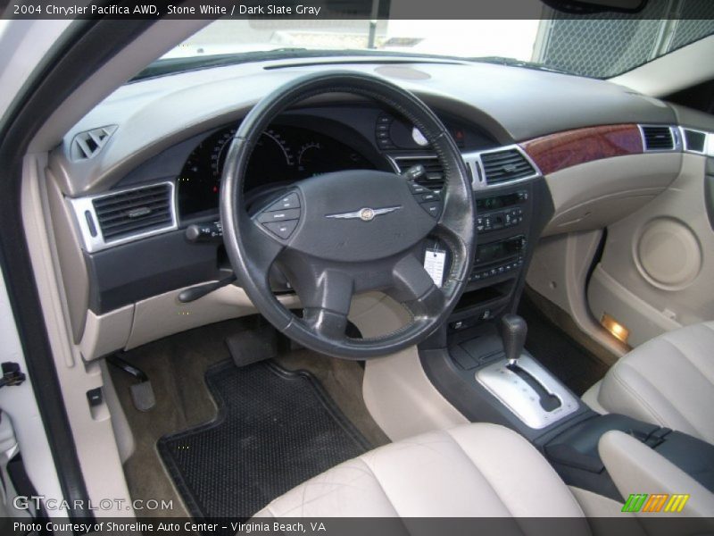 Stone White / Dark Slate Gray 2004 Chrysler Pacifica AWD