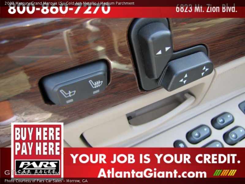 Gold Ash Metallic / Medium Parchment 2003 Mercury Grand Marquis LS