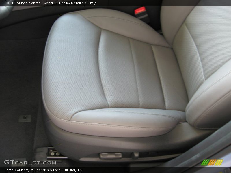 Blue Sky Metallic / Gray 2011 Hyundai Sonata Hybrid