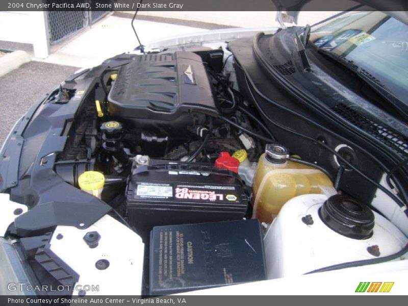 Stone White / Dark Slate Gray 2004 Chrysler Pacifica AWD