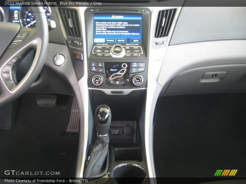 Controls of 2011 Sonata Hybrid
