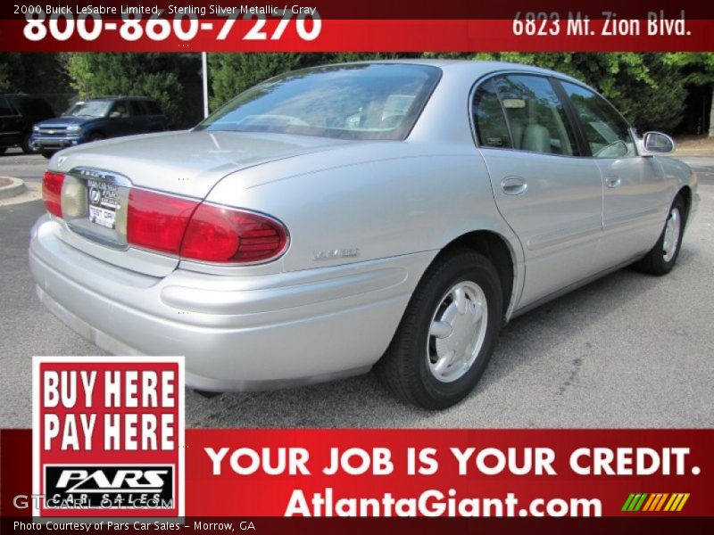 Sterling Silver Metallic / Gray 2000 Buick LeSabre Limited