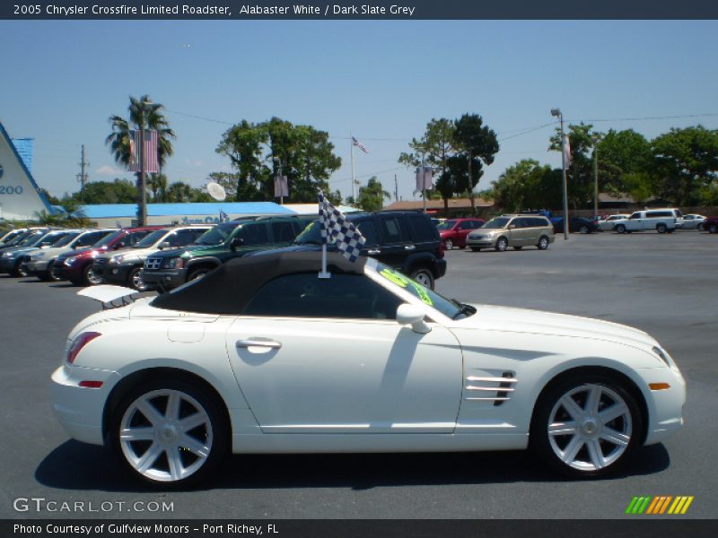 Alabaster White / Dark Slate Grey 2005 Chrysler Crossfire Limited Roadster