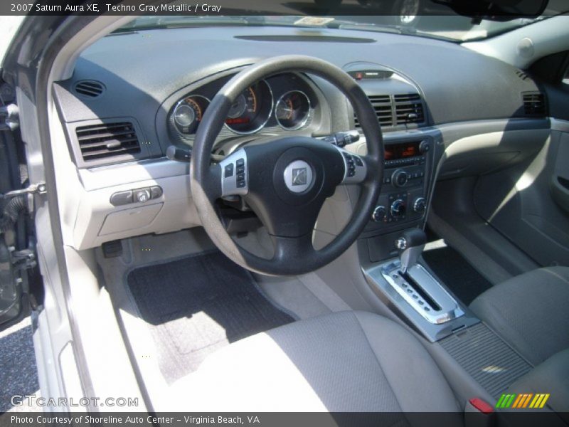 Techno Gray Metallic / Gray 2007 Saturn Aura XE