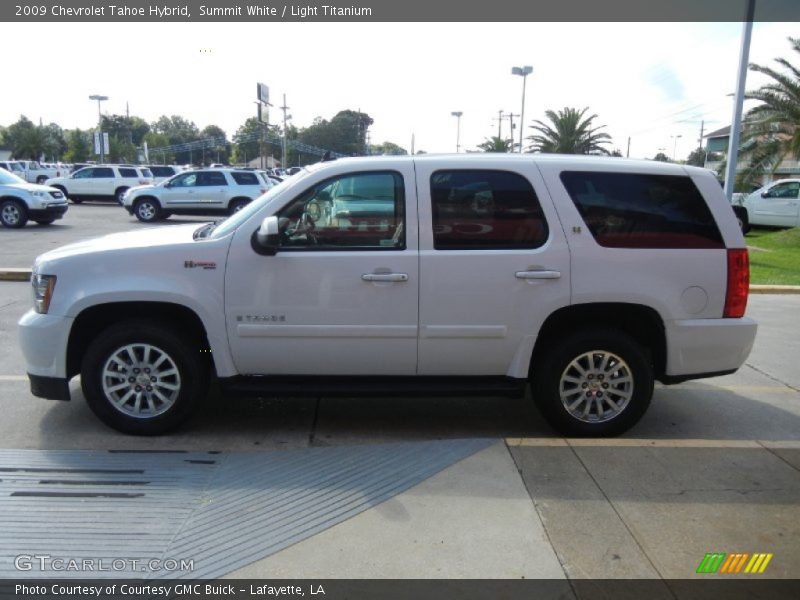 Summit White / Light Titanium 2009 Chevrolet Tahoe Hybrid
