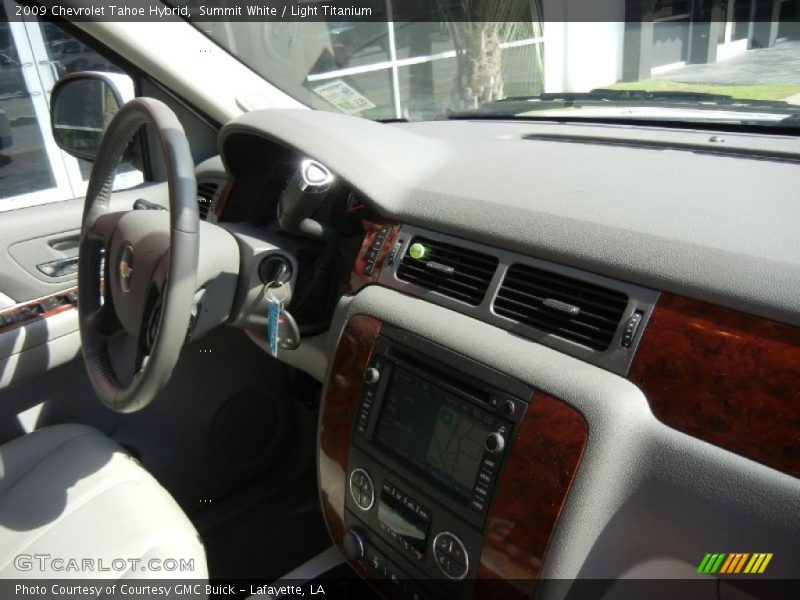 Summit White / Light Titanium 2009 Chevrolet Tahoe Hybrid
