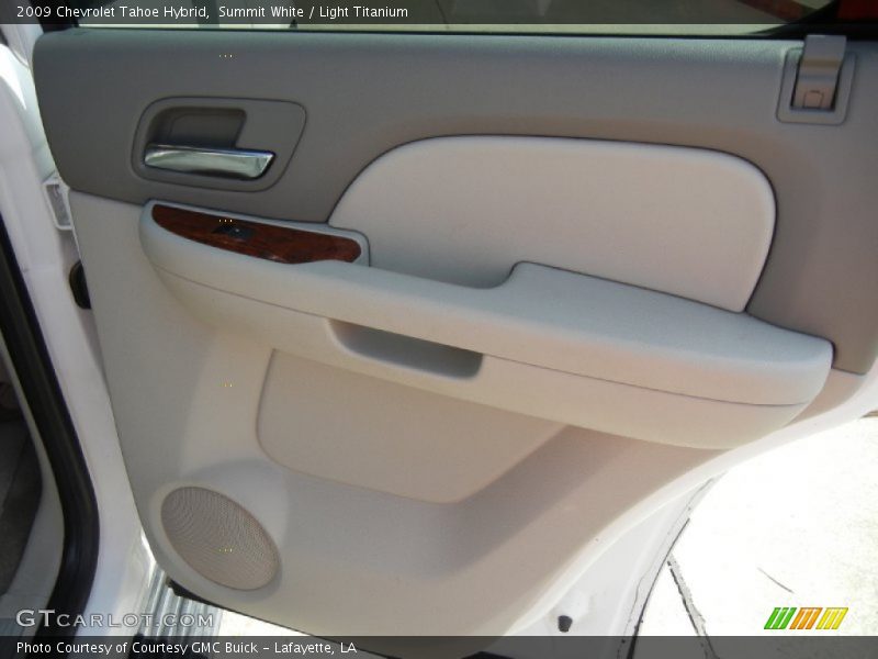 Summit White / Light Titanium 2009 Chevrolet Tahoe Hybrid