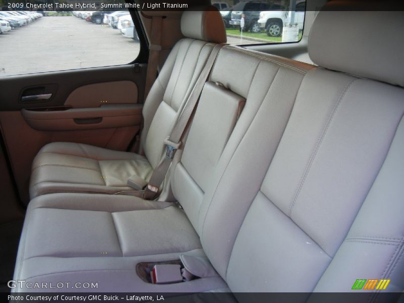 Summit White / Light Titanium 2009 Chevrolet Tahoe Hybrid