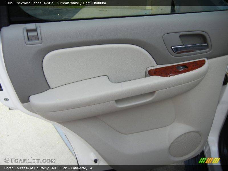 Summit White / Light Titanium 2009 Chevrolet Tahoe Hybrid