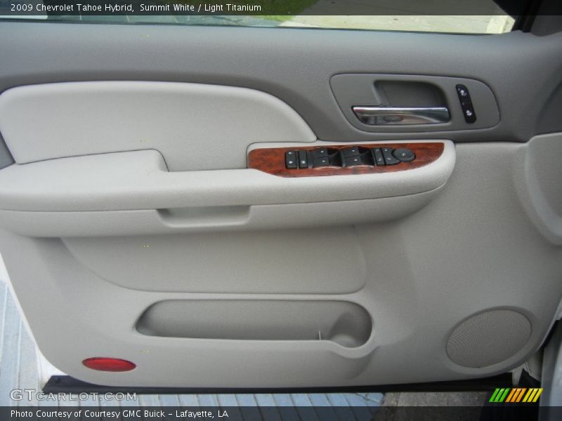 Summit White / Light Titanium 2009 Chevrolet Tahoe Hybrid