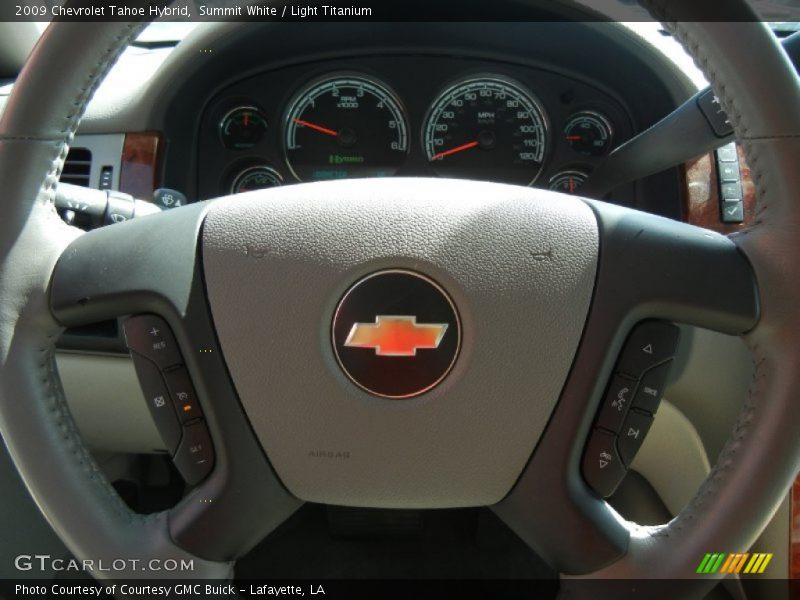 Summit White / Light Titanium 2009 Chevrolet Tahoe Hybrid