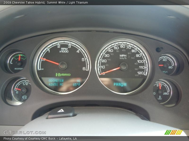 Summit White / Light Titanium 2009 Chevrolet Tahoe Hybrid