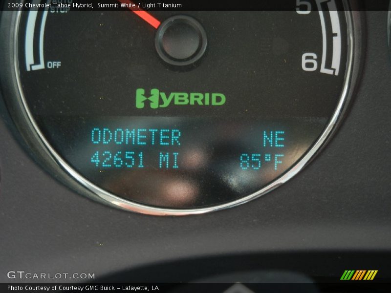 Summit White / Light Titanium 2009 Chevrolet Tahoe Hybrid