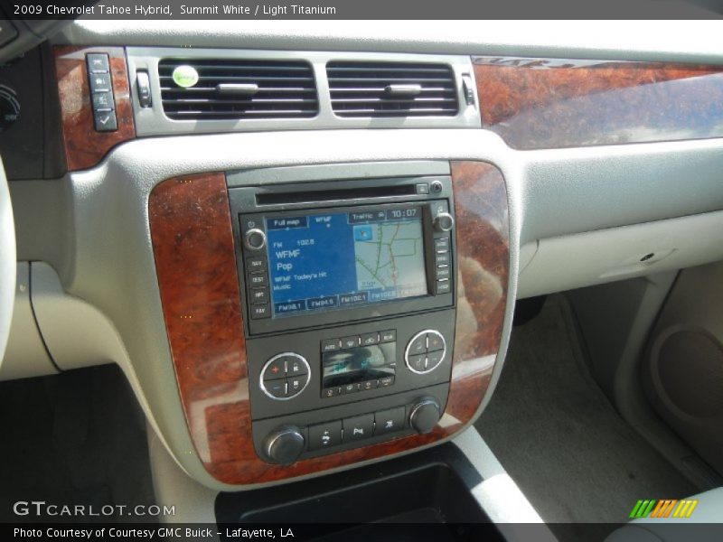 Summit White / Light Titanium 2009 Chevrolet Tahoe Hybrid