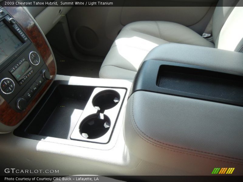 Summit White / Light Titanium 2009 Chevrolet Tahoe Hybrid