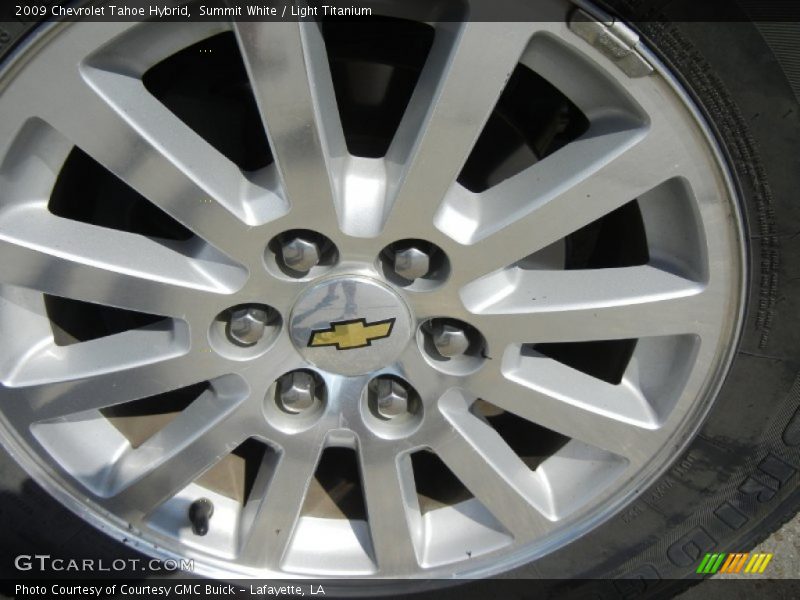 Summit White / Light Titanium 2009 Chevrolet Tahoe Hybrid