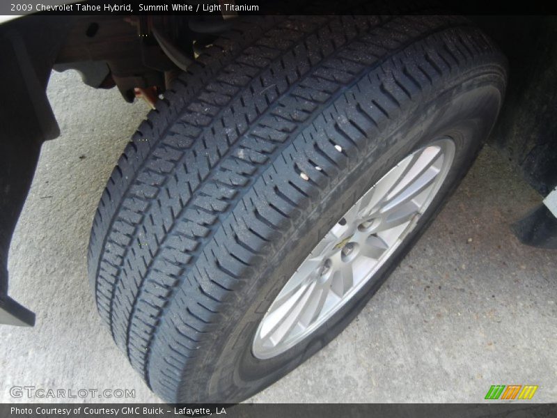 Summit White / Light Titanium 2009 Chevrolet Tahoe Hybrid