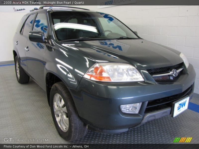 Midnight Blue Pearl / Quartz 2003 Acura MDX Touring