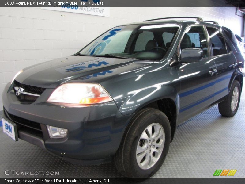 Midnight Blue Pearl / Quartz 2003 Acura MDX Touring